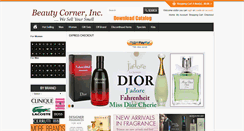 Desktop Screenshot of beautycorneronline.com